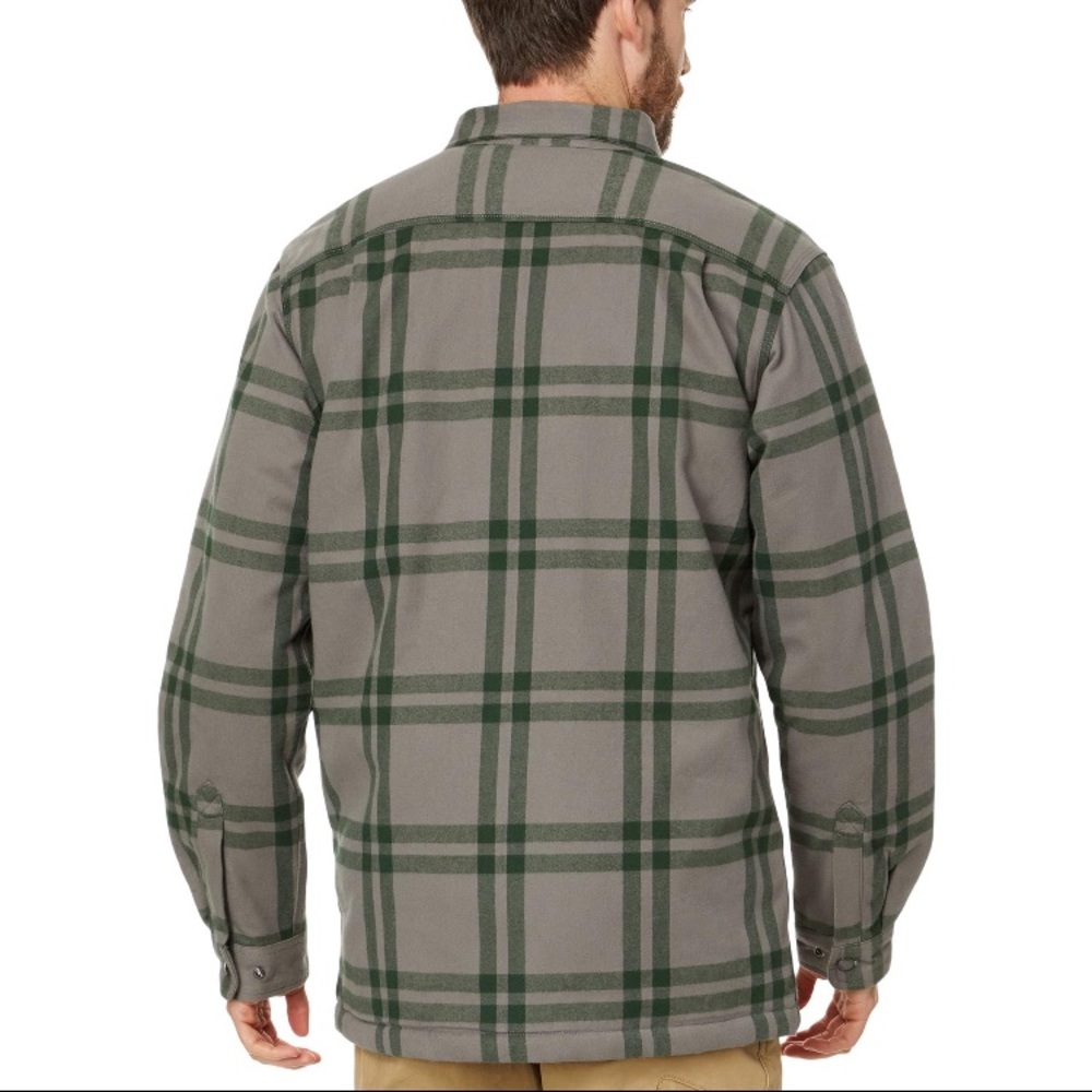 NWT Carhartt Relaxed Fit Flannel Sherpa-Lined Shirt Jacket - Picture 2 of 4
